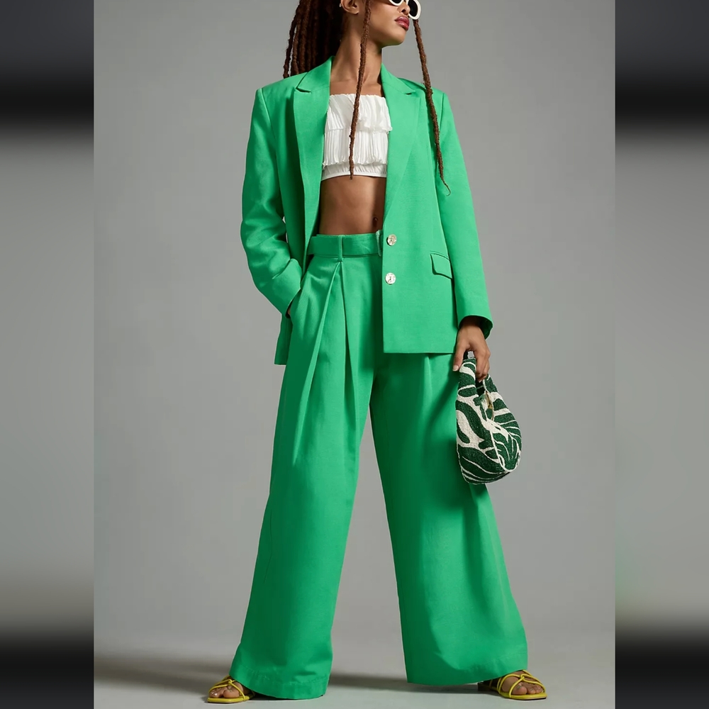 Farm Rio 2 piece pant suit - XXS - Green